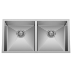 BC-D8745  Stainless Steel  Double Sink 875 x 450 x 230mm- Brushed Nickel