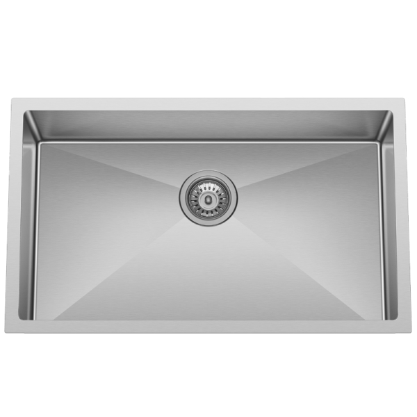 BC-7045 Stainless Steel Single Sink 700 x 450 x 230mm- Brushed Nickel