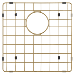 BC-G5545 Stainless Steel Single Sink 550mm x 450mm x 230mm - Brushed Brass Gold   ( Grid inculd)