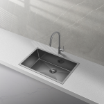 BC-7045 Stainless Steel Single Sink 700 x 450 x 230mm– Brushed Gunmetal Black ( Grid inculd)