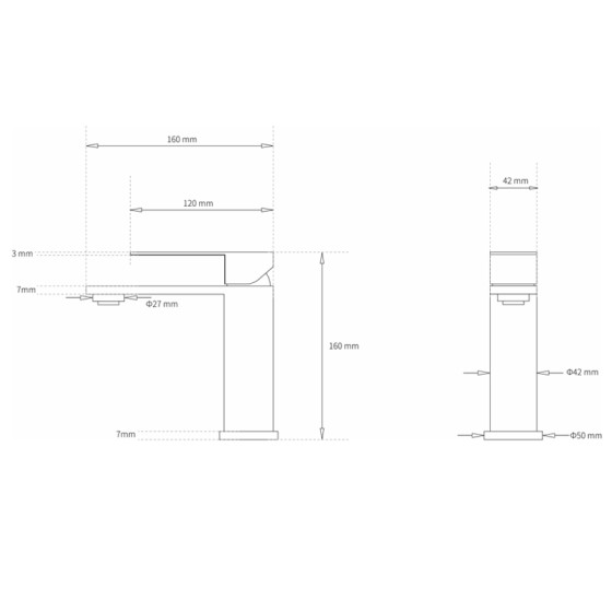 BC 2010 Gun Metal Round Basin Mixer Tap