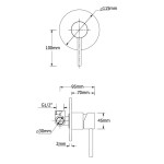 KRD201B-Shower Mixer -Matt Black