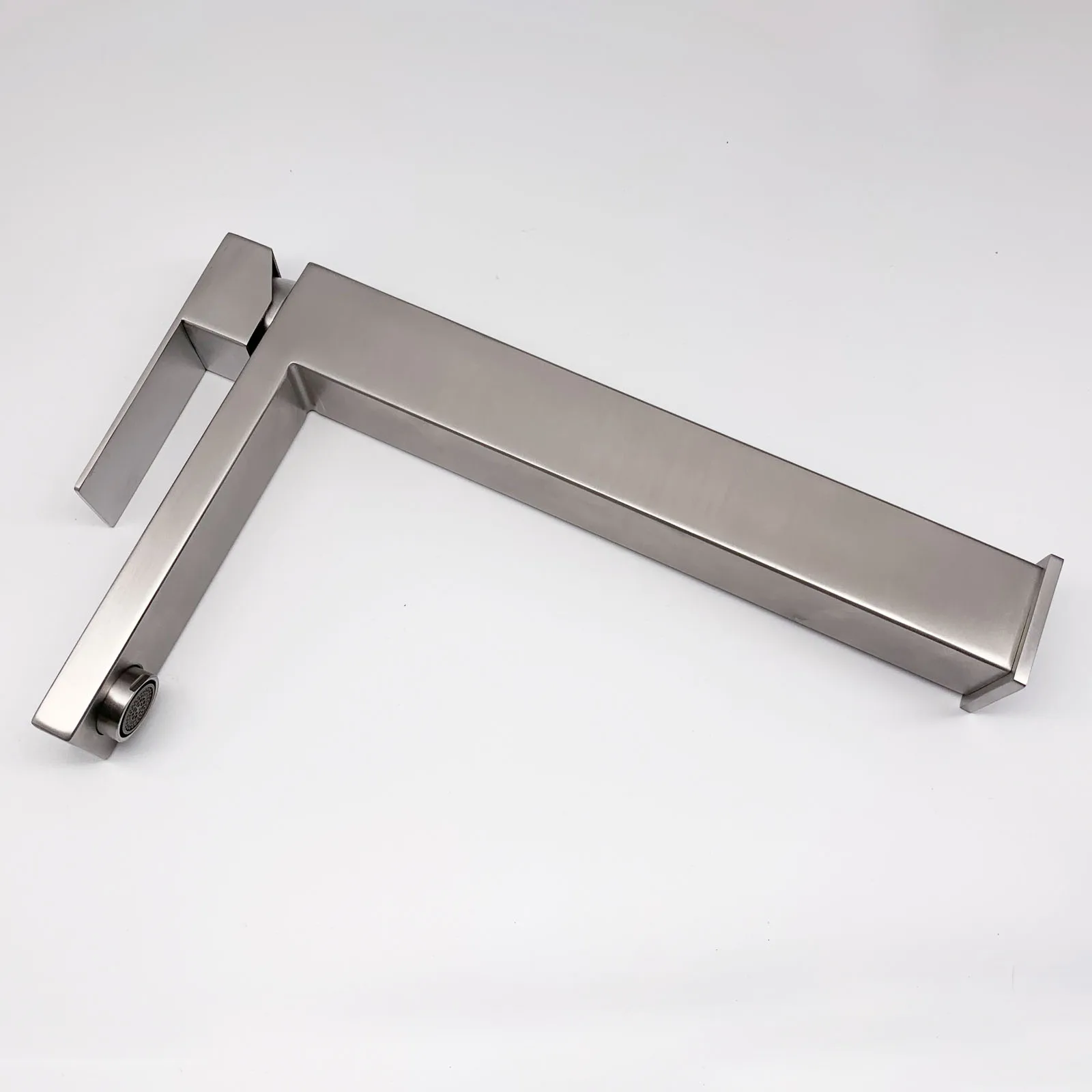 BC 2009 brushed nickel tall basin mixer tap